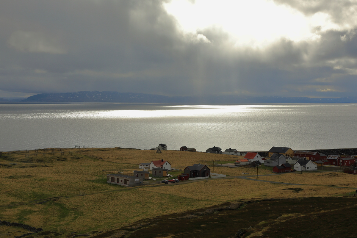 Blick auf Ekkeroy in Nord-Norwegen